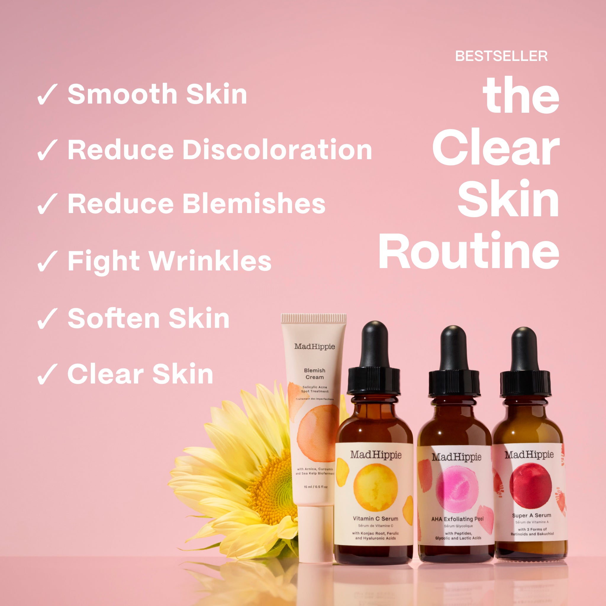 Clear Skin Routine to Smooth, Soften, and Fight Breakouts & Wrinkles