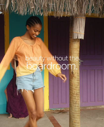 beauty without the boardroom.