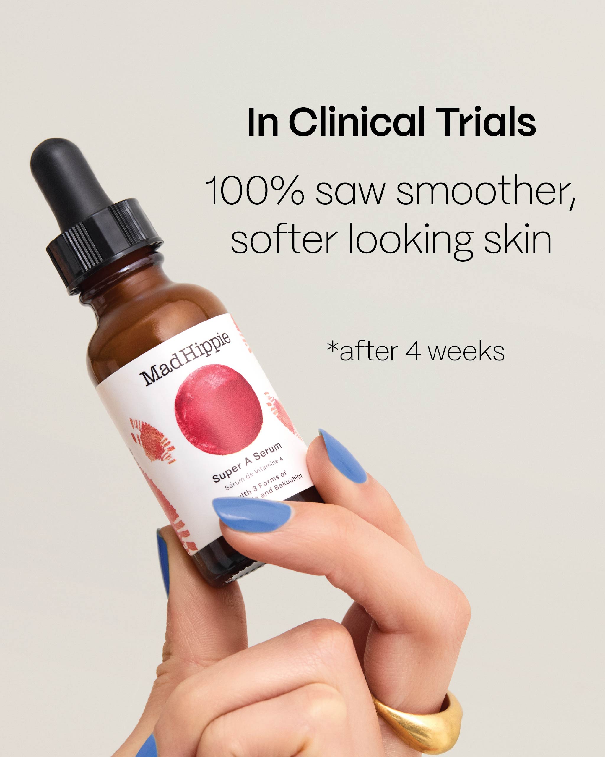 In clinical trials, 100% saw smoother, softer skin with a renewed healthy glow after 4 weeks - Best retinol serum