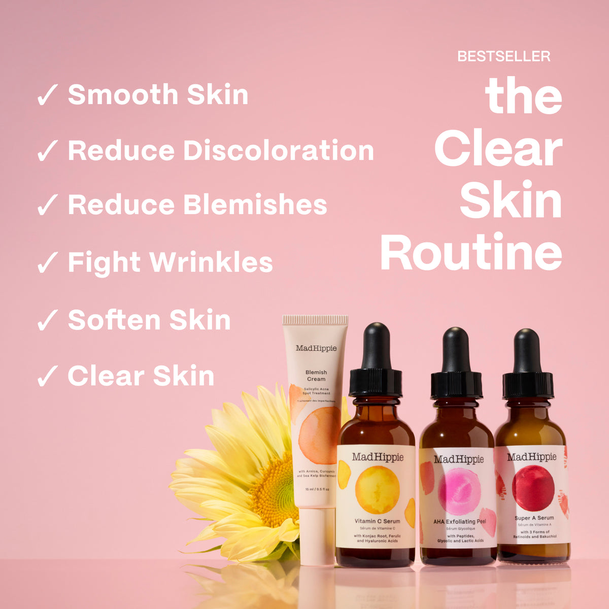 Clear Skin Routine to Smooth, Soften, and Fight Breakouts & Wrinkles