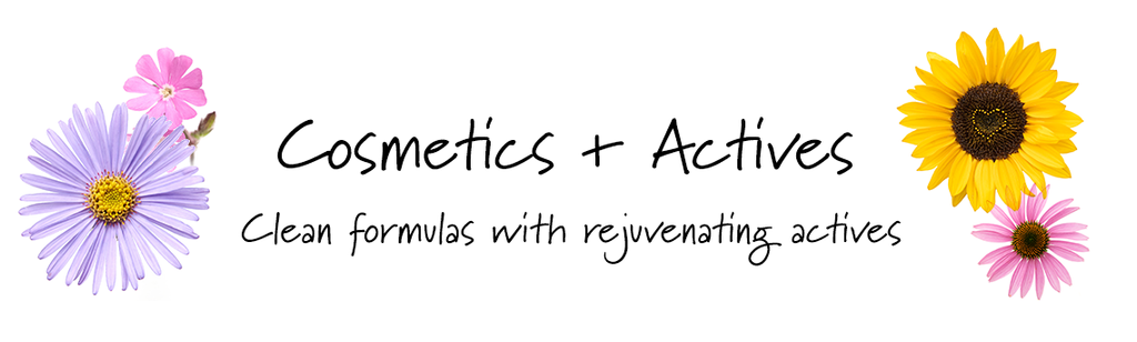 Cosmetics + Actives - Clean formulas with rejuvenating actives.