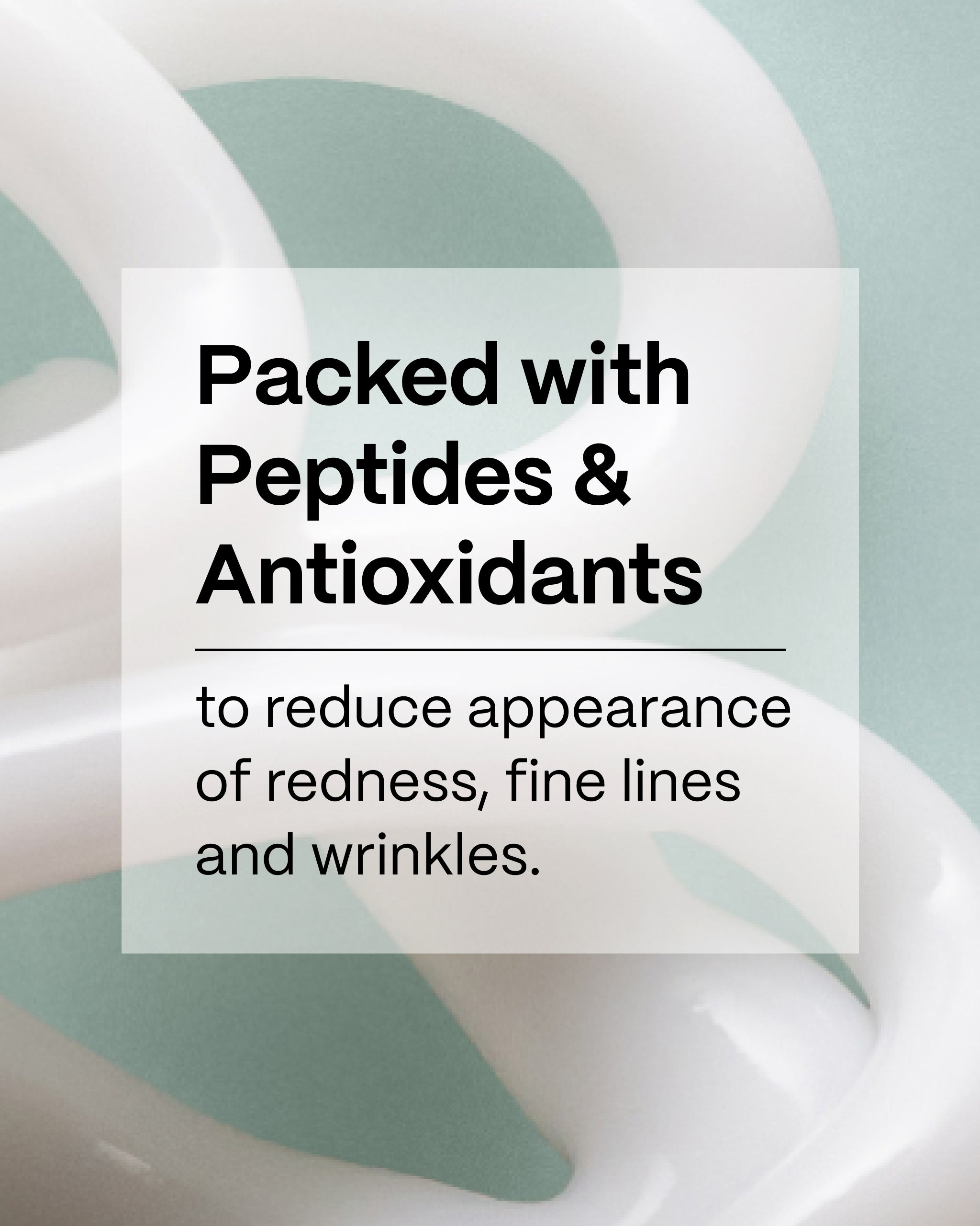 Packed with Peptides & Antioxidants