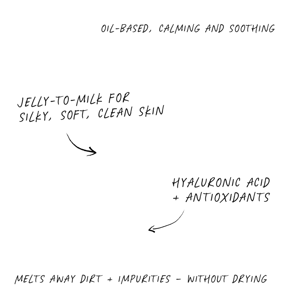 Jelly Cleanser key ingredients: hyaluronic acid, resveratrol, sodium PCA and sea buckthorn berry.